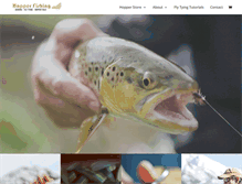 Tablet Screenshot of hopperfishing.com